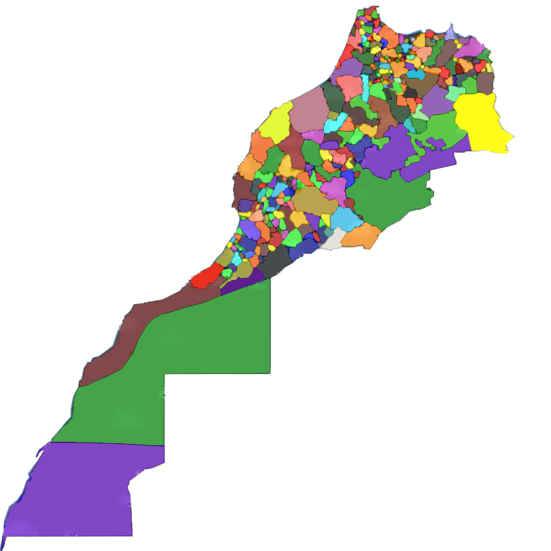 Carte du Maroc